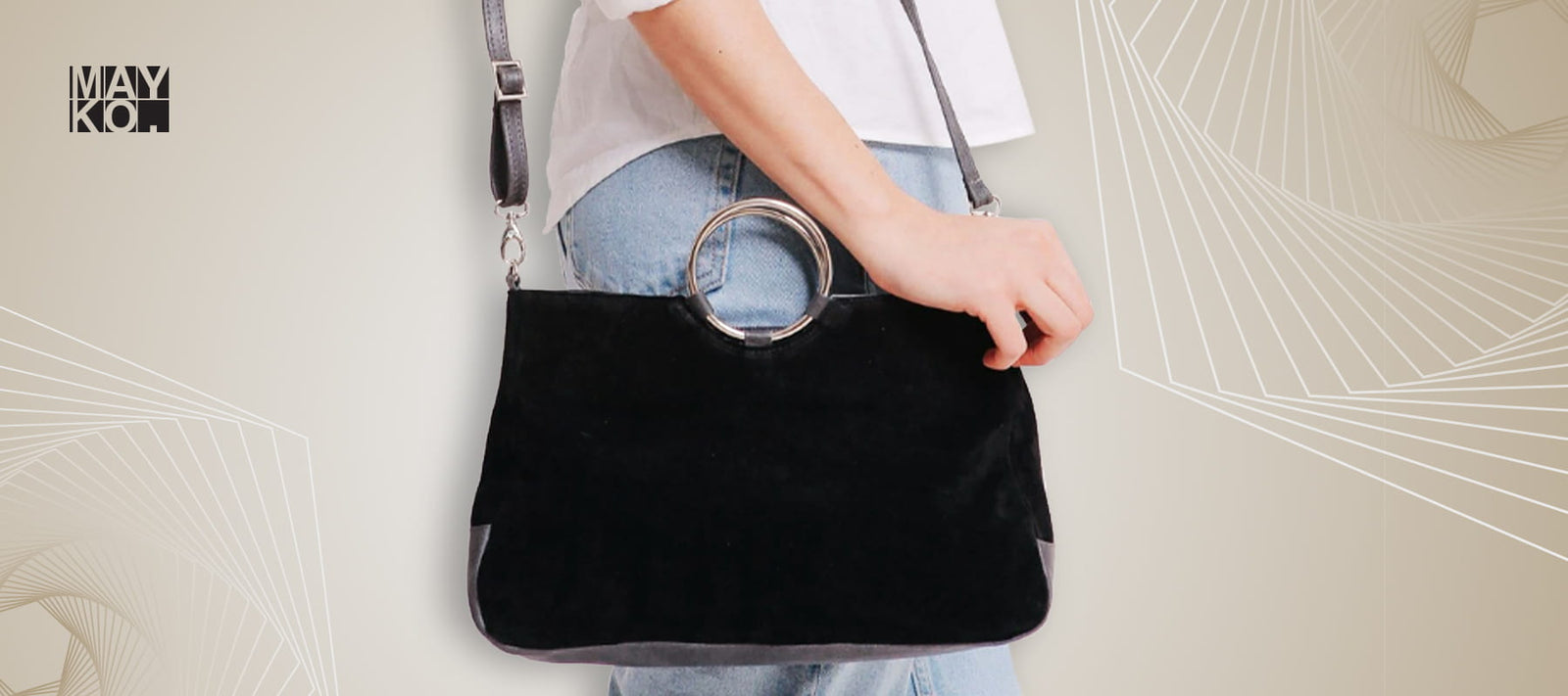 Lucky black leather hobo purse handbag, vintage, 70s, bohemian, boho,  hippie | eBay
