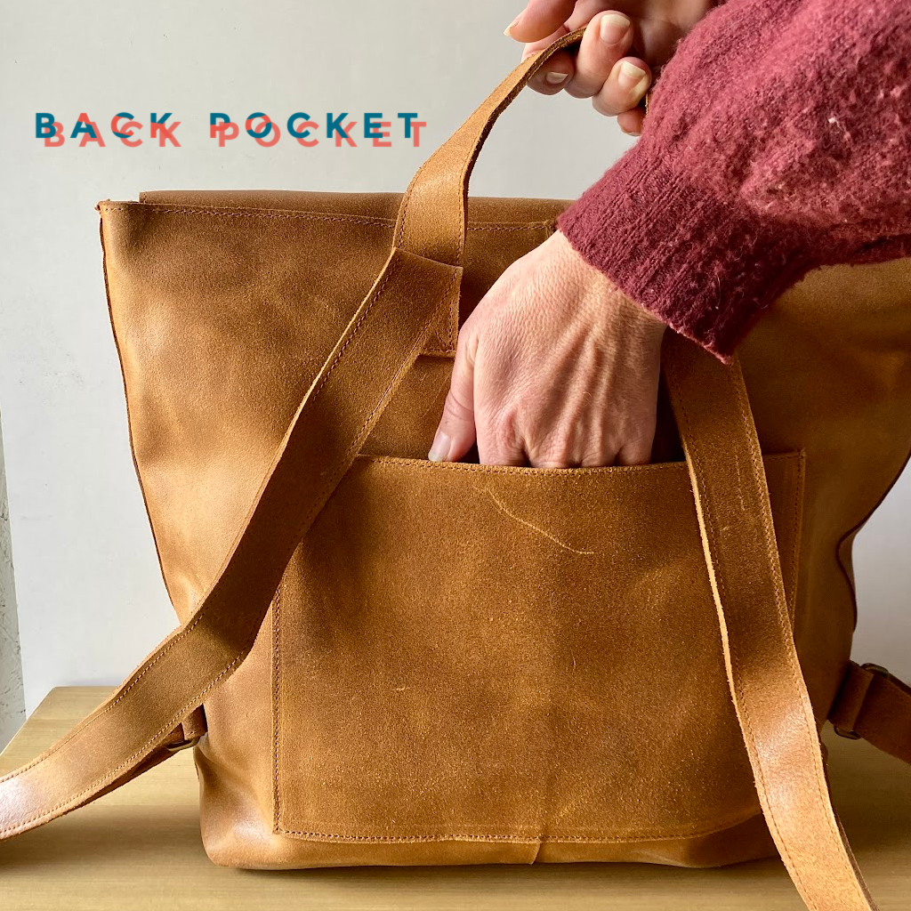 LARGE LEATHER BACKPACK Mayko Bags