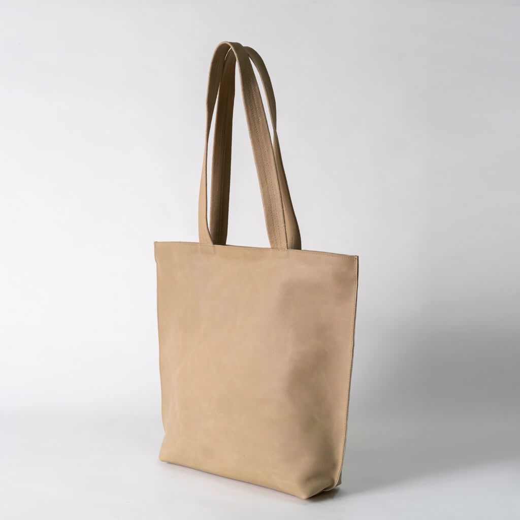  LoveinDIY 2 pcs Real Leather Shoulder Straps Sew-on, Tote Bag  Handbag Strap Replacement, Bag Making Supplies, 65cm (26 inch) Long, Beige
