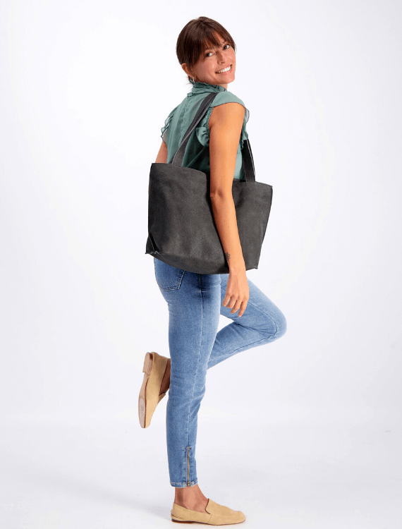 Large Leather Shoulder Tote Bag | Leather Handbags Totes Purse - Retro Soft  Leather - Aliexpress