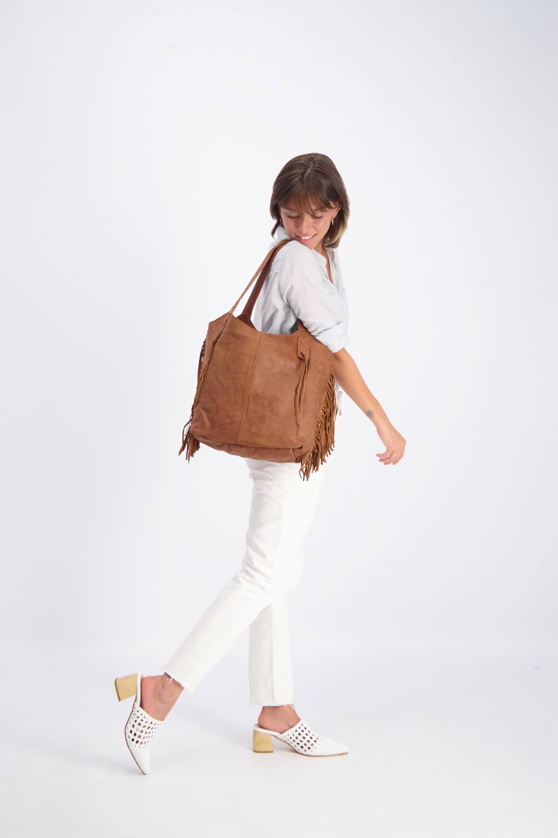 Mayko Bags Soft Leather Tote Bag