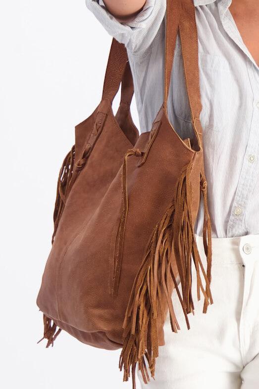 Soft Leather Tote Bag, Brown Leather Purse | Mayko Bags