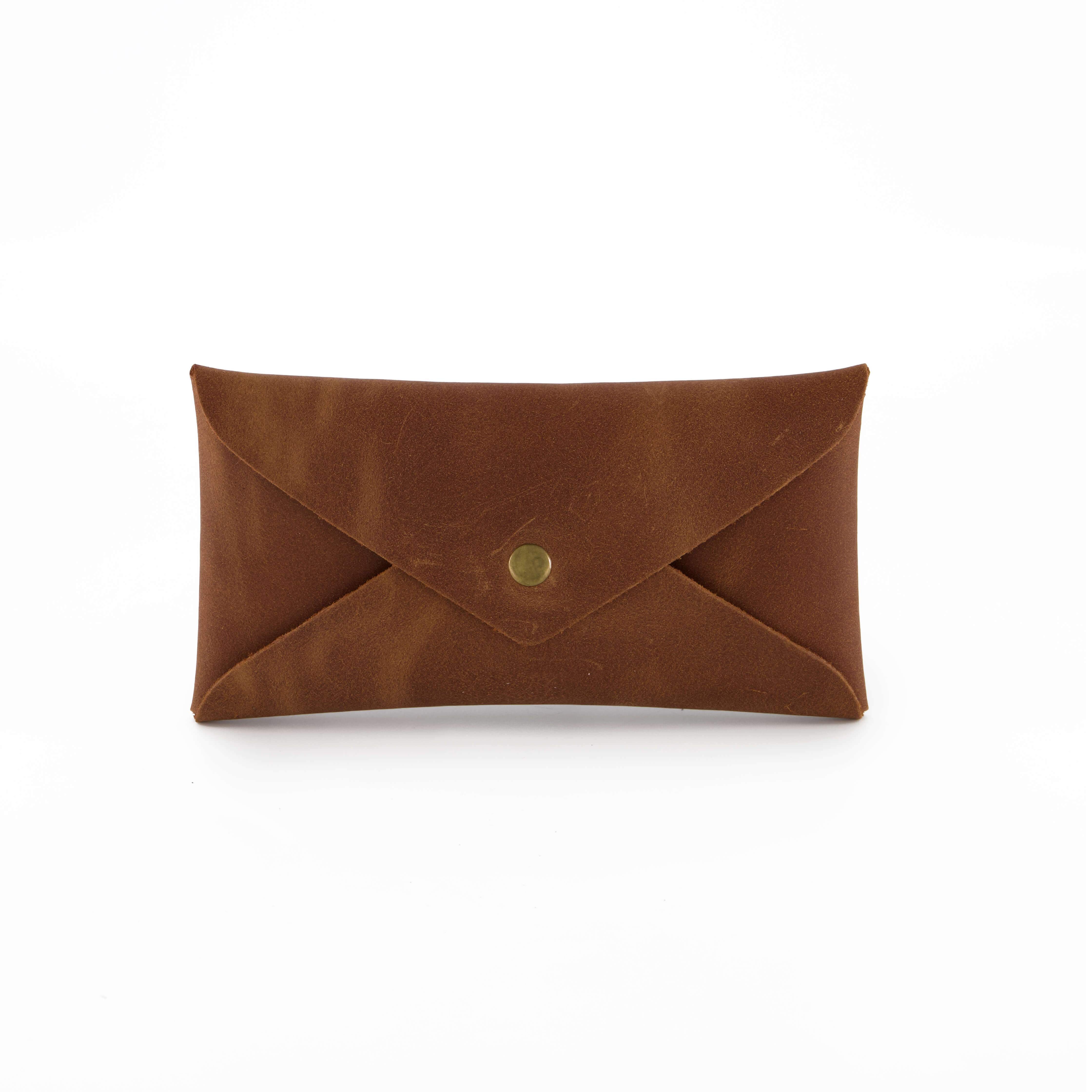 LEATHER CLUTCH Bag Leather Envelope Clutch Handmade Leather 