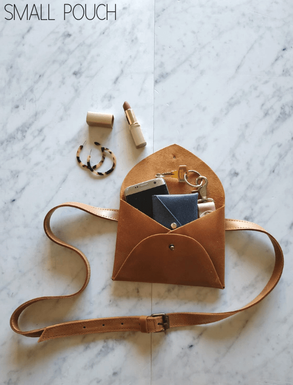 Stylish Leather Fanny Pack For Women, Adjustable Belt Purse