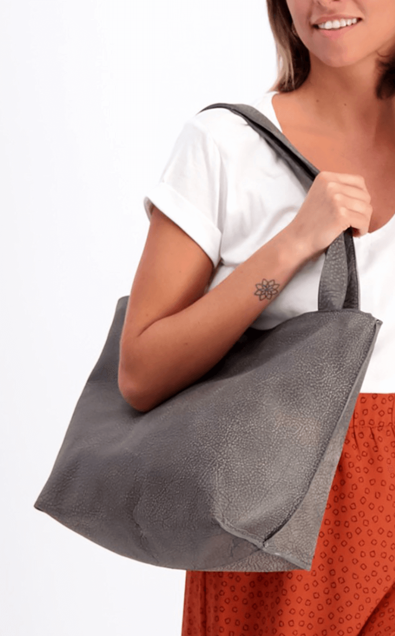 Shoulder bag Brown Slouchy Tote oversized Cosmetic Brown for Women Soft  Leather | eBay
