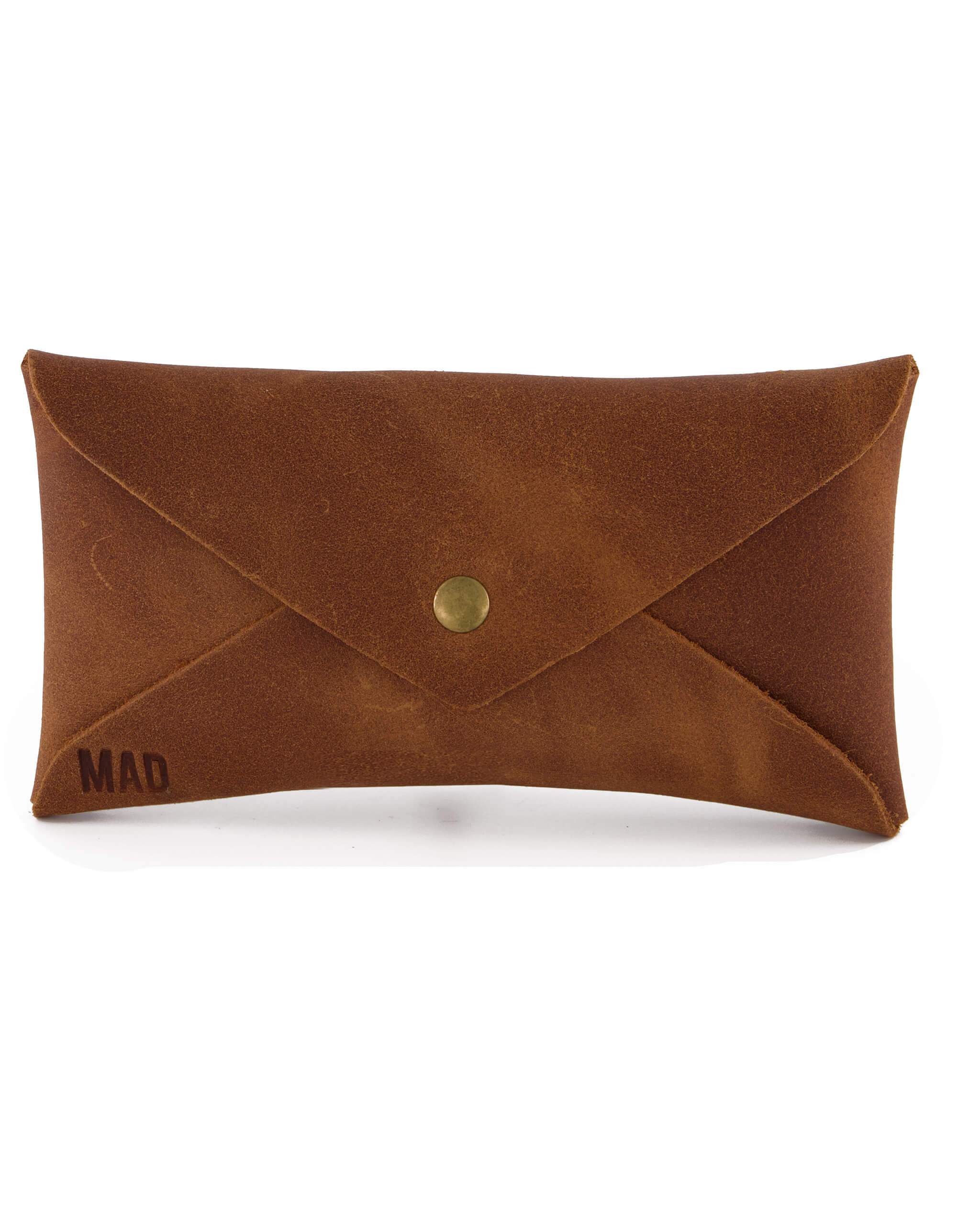 Leather Pouch, Envelope Pouch, Small Accessories | Mayko Bags Mustard