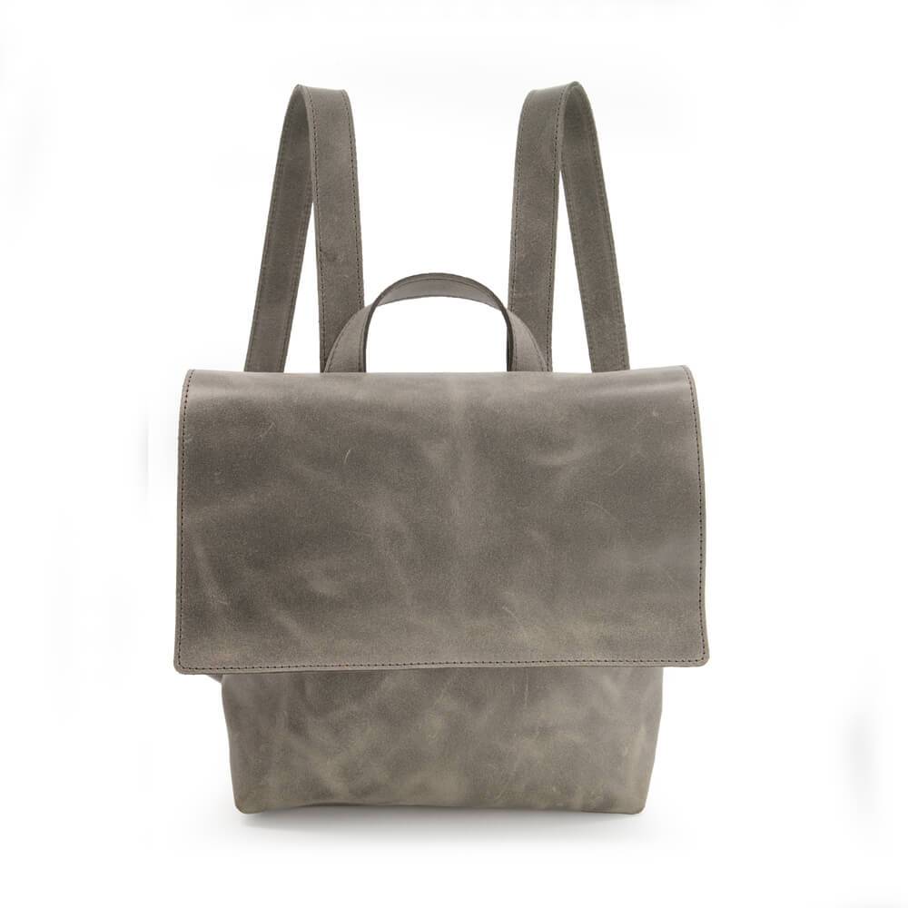 Small grey backpack women's clearance