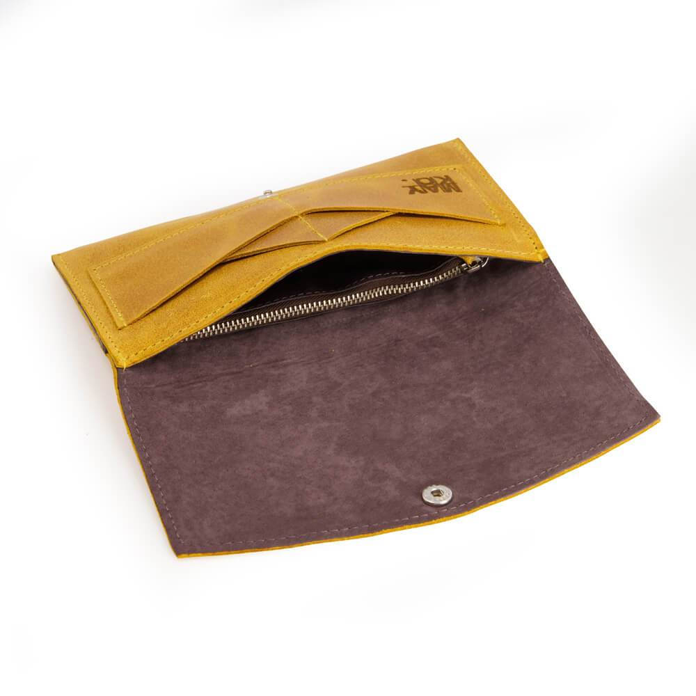 Small Brown Leather Womens Wallet Purse Handmade Clutch for Women –  igemstonejewelry