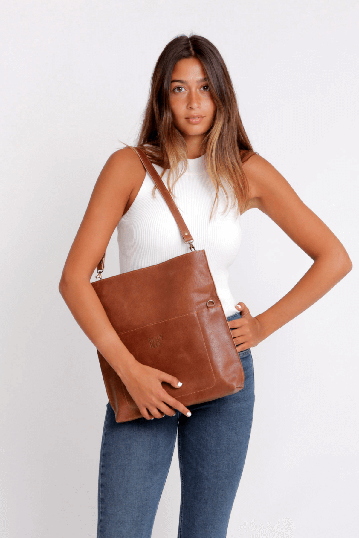 leather convertible bag, leather bag, leather purse, leather tote, tote bag, handbag, women bag, handmade leather bag, mayko  bags ||Cinnamon||