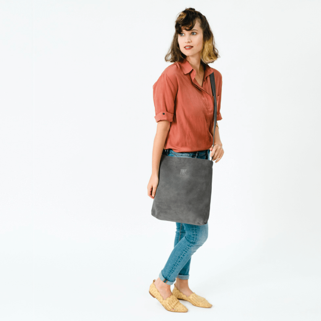 Suede Crossbody Bag Crossbody Purse Mayko Bags