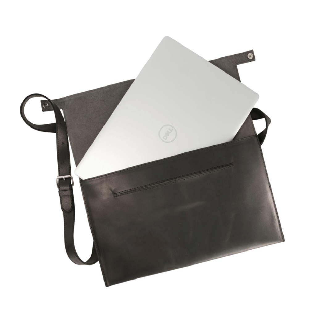 Brown Leather Foam Cross Line Laptop Bag, Capacity: 25 L at Rs 481 in Surat