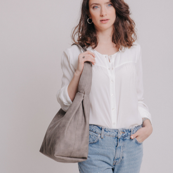Vegan Handbag Designer, Handmade Faux Leather Purse | Mayko Bags DistressedBrown