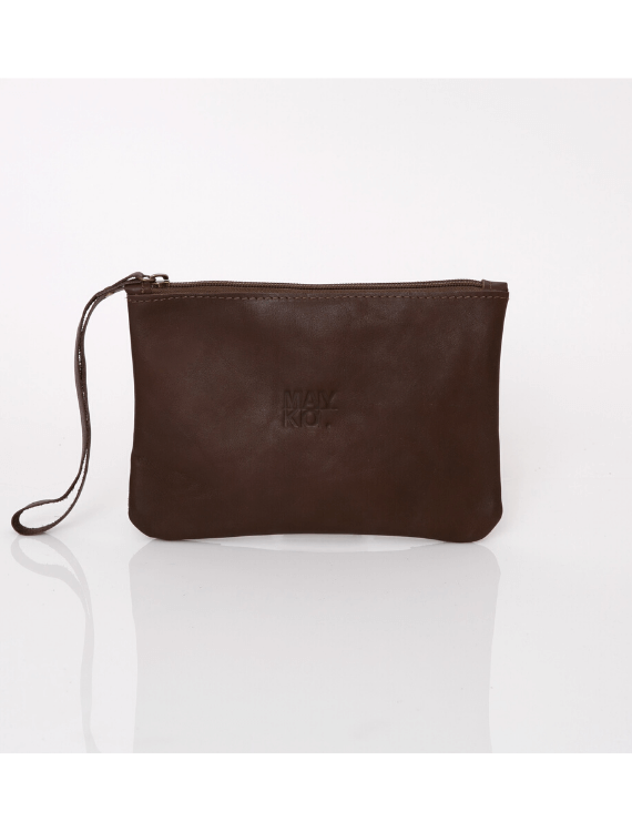 brown Leather Clutch Makeup Bag Women Leather Clutch Purse Personalized Leather Pouch Brown Clutch Leather Makeup Bag Custom Gift For Her 2 0be5e28e 77f5 415a 95f9