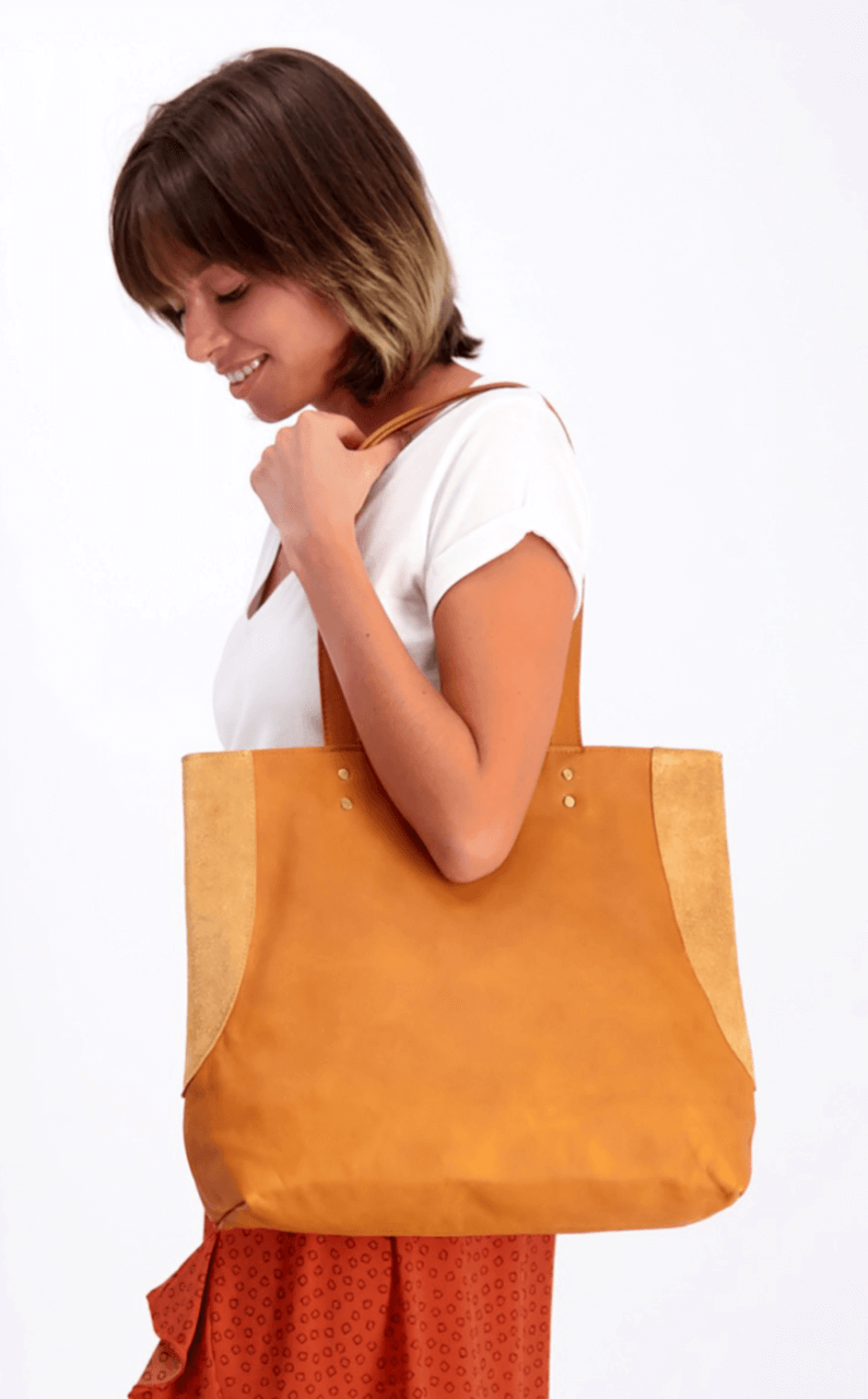 Camel Leather Tote , Women Leather Bag, Soft Leather Bag, Camel Leather Bag, Tote Bag, Women Bag, Handmade Leather Bag, Light Brown Handbag, Tote Bags For Work ||CamelTote||