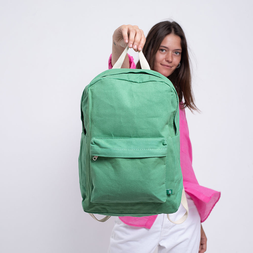 Teal top laptop backpack
