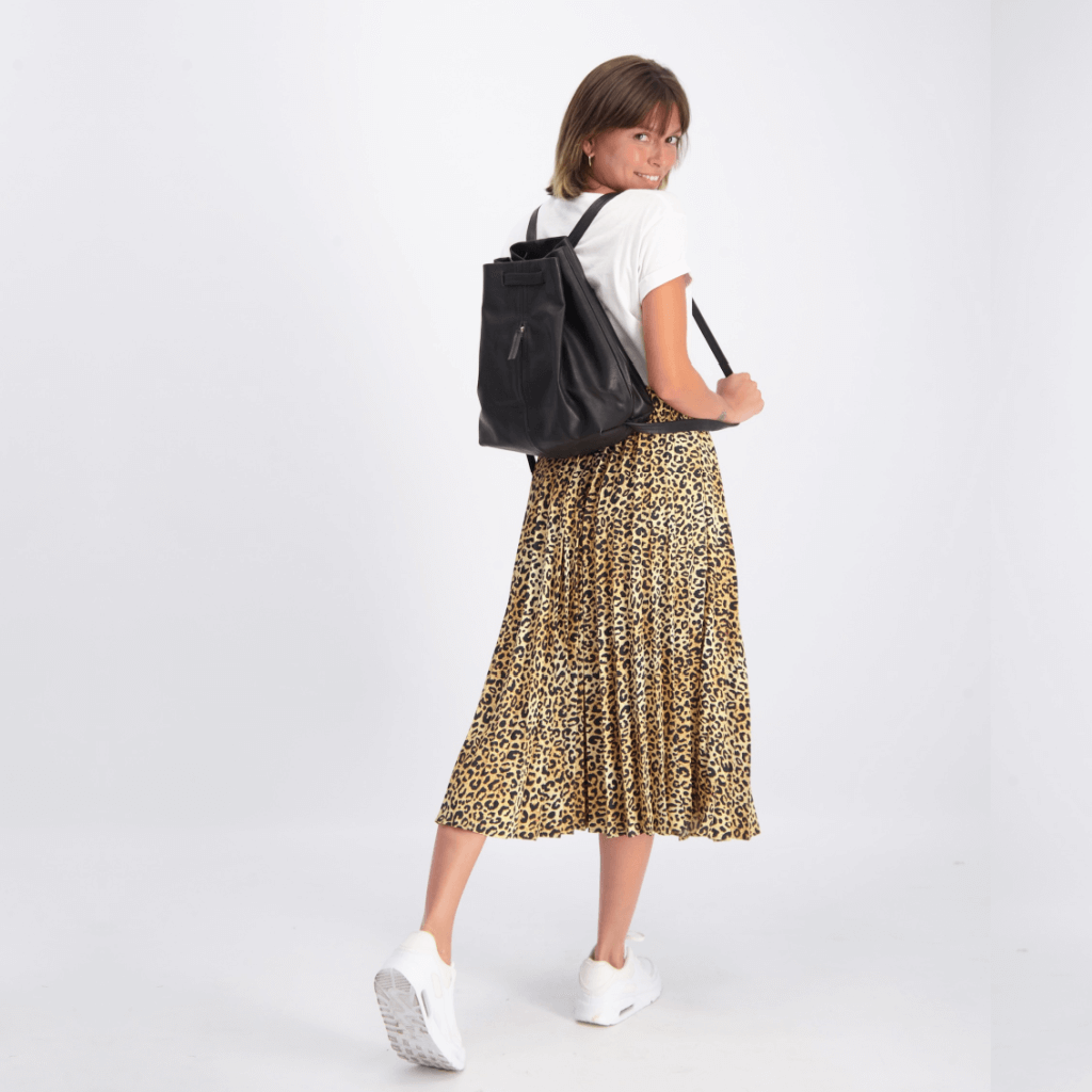 leather rucksack bag