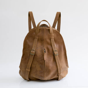 Convertible Leather Book Bag, Leather Backpack | Mayko Bags