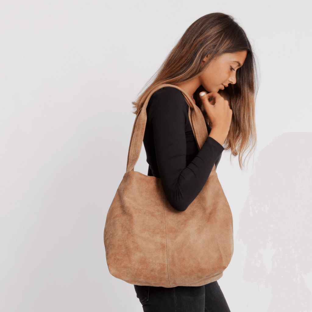 Teal Genuine Leather Purse | Handmade Artisan Bag | 11x15 | SERRV