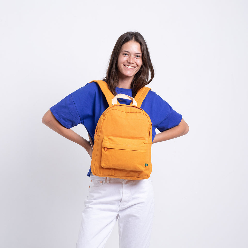 Mini fabric backpack best sale