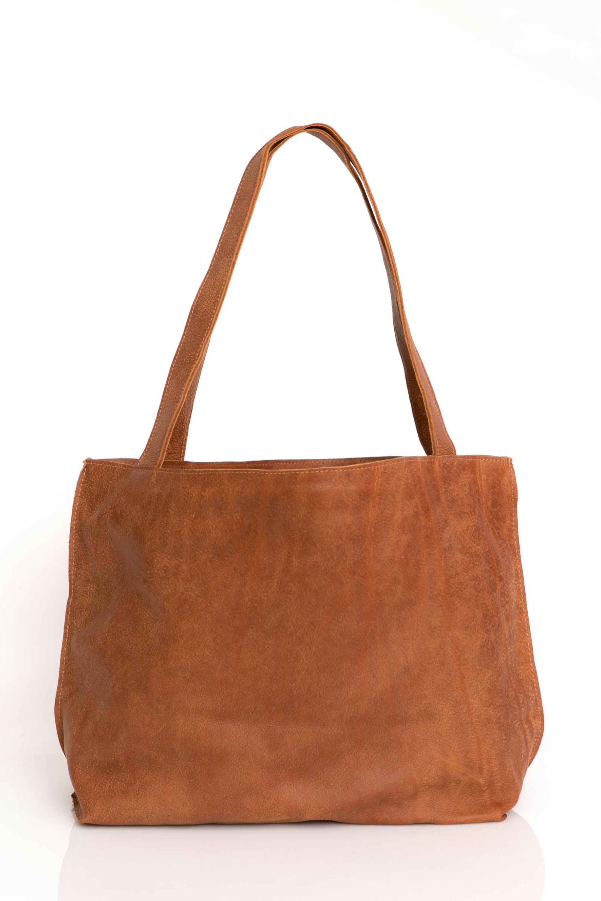 Shoulder Bag Tote Big Purse Handbag Leather Shopper Zipper 35*25*15 CM 1  Strap