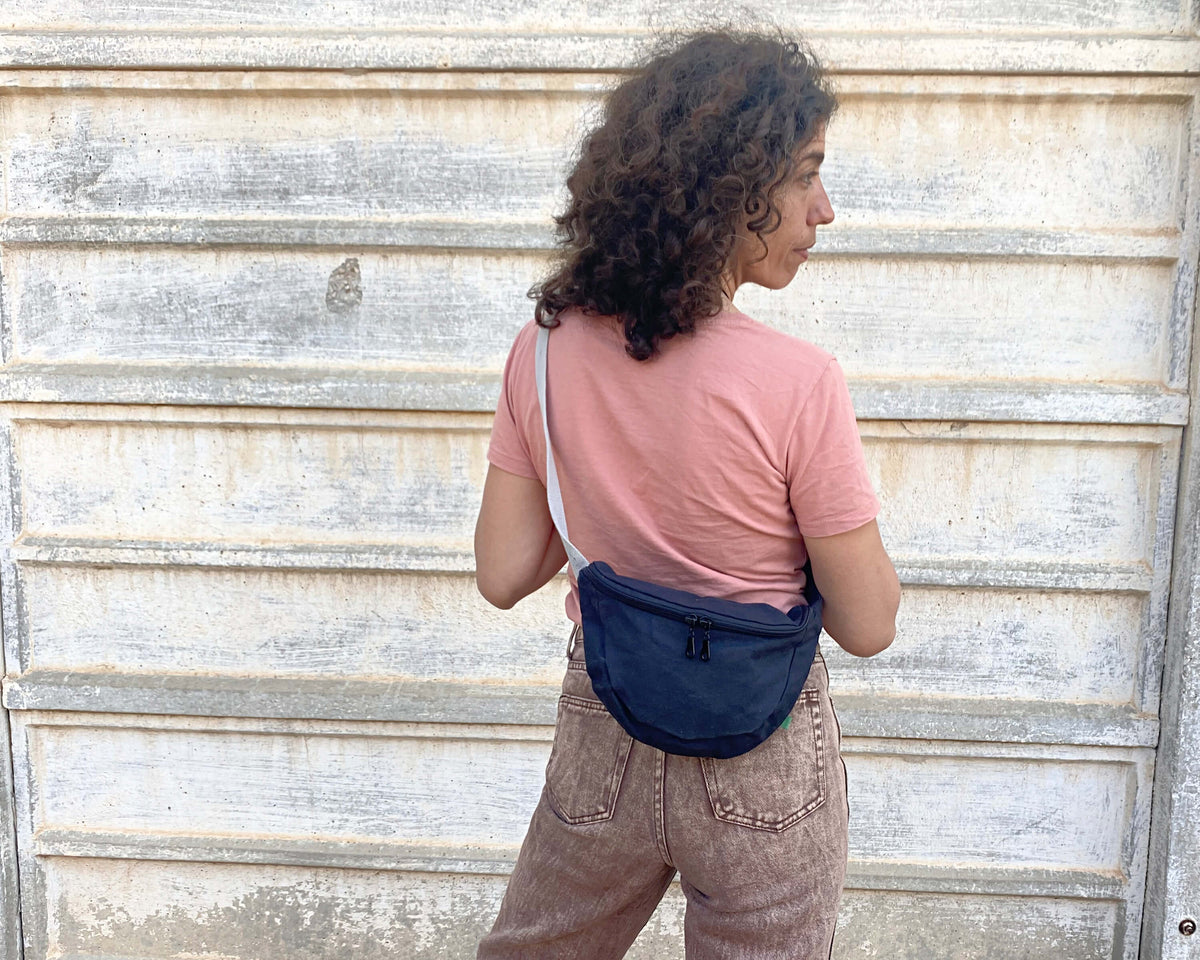 Canvas Fanny Pack For Women and Men Sling Bag Mayko Bag